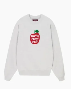 Sudadera Sin Capucha Apple Crew Gris
