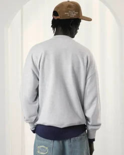 Sudadera Sin Capucha Apple Crew Gris