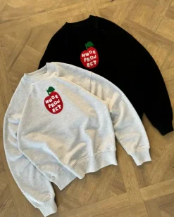 Sudadera Sin Capucha Apple Crew Gris