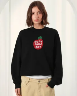 Sudadera Sin Capucha Apple Crew Gris Oscuro