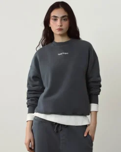 Sudadera Sin Capucha Cult Kid Gris Oscuro