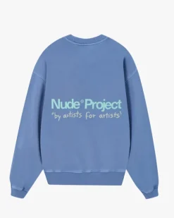 Sudadera Sin Capucha Cult Kid Azul Piedra