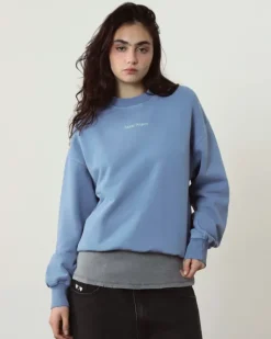 Sudadera Sin Capucha Cult Kid Azul Piedra