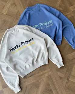 Sudadera Sin Capucha Cult Kid Azul Piedra