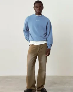 Sudadera Sin Capucha Cult Kid Azul Piedra