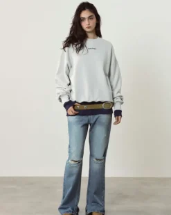 Sudadera Sin Capucha Cult Kid Blanco Crema