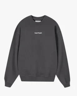 Sudadera sin Capucha Gris Oscuro