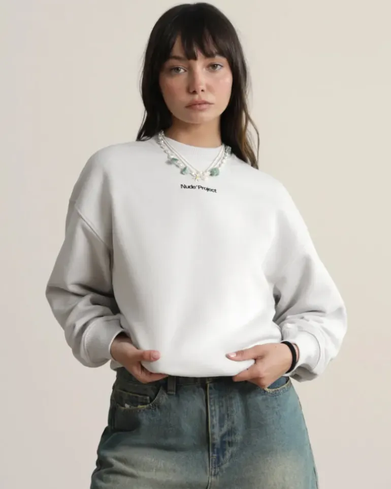 Sudadera sin Capucha Gris