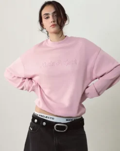 Sudadera Sin Capucha Rosa