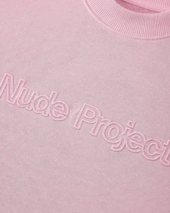 Sudadera Sin Capucha Rosa