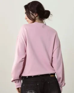 Sudadera Sin Capucha Rosa