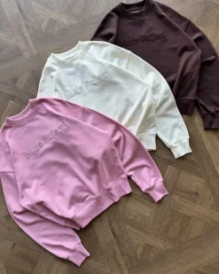 Sudadera Sin Capucha Rosa