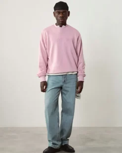 Sudadera Sin Capucha Rosa
