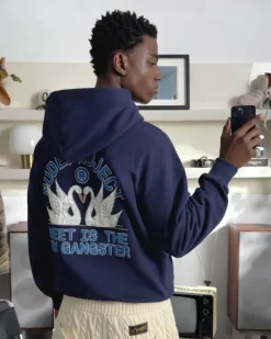 Sudadera Swans Azul Marino