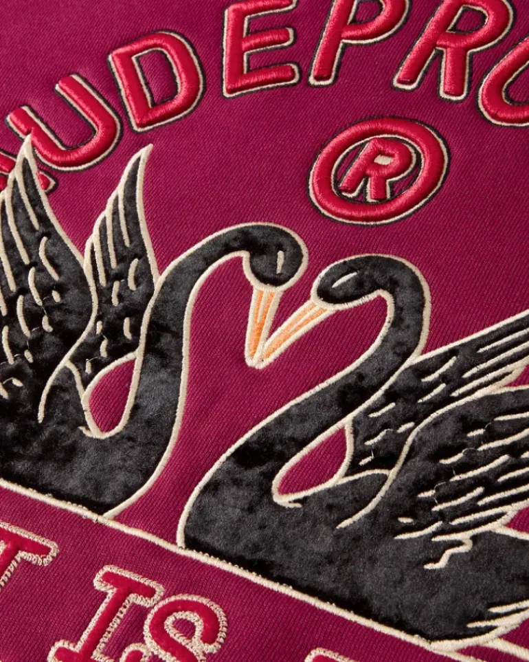 Sudadera Swans Granate