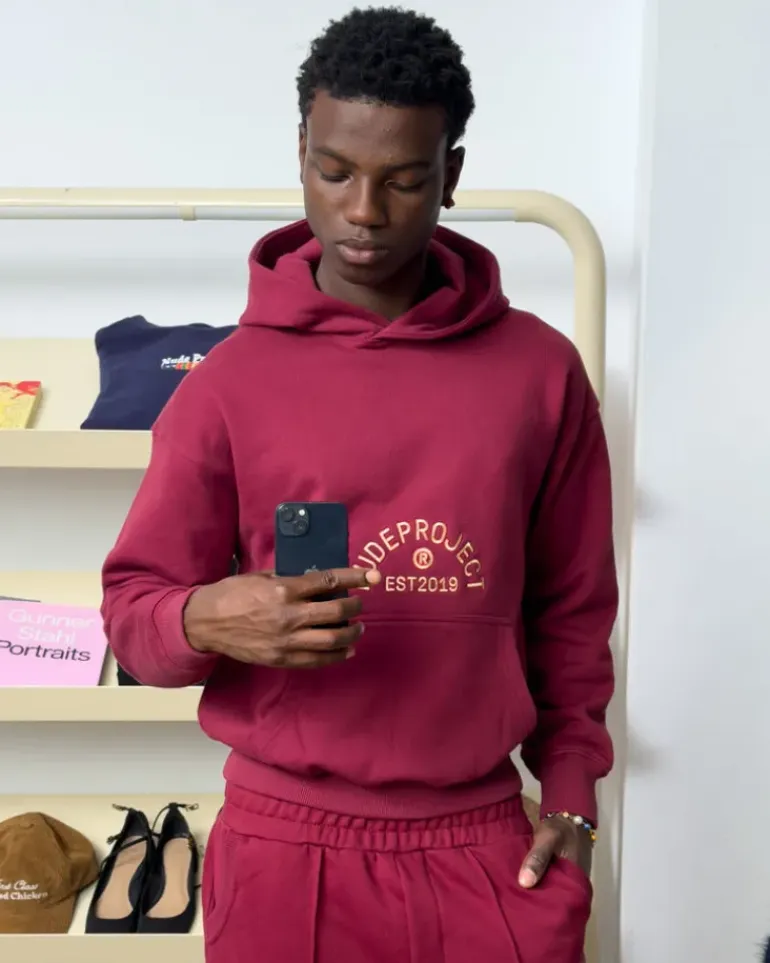 Sudadera Swans Granate