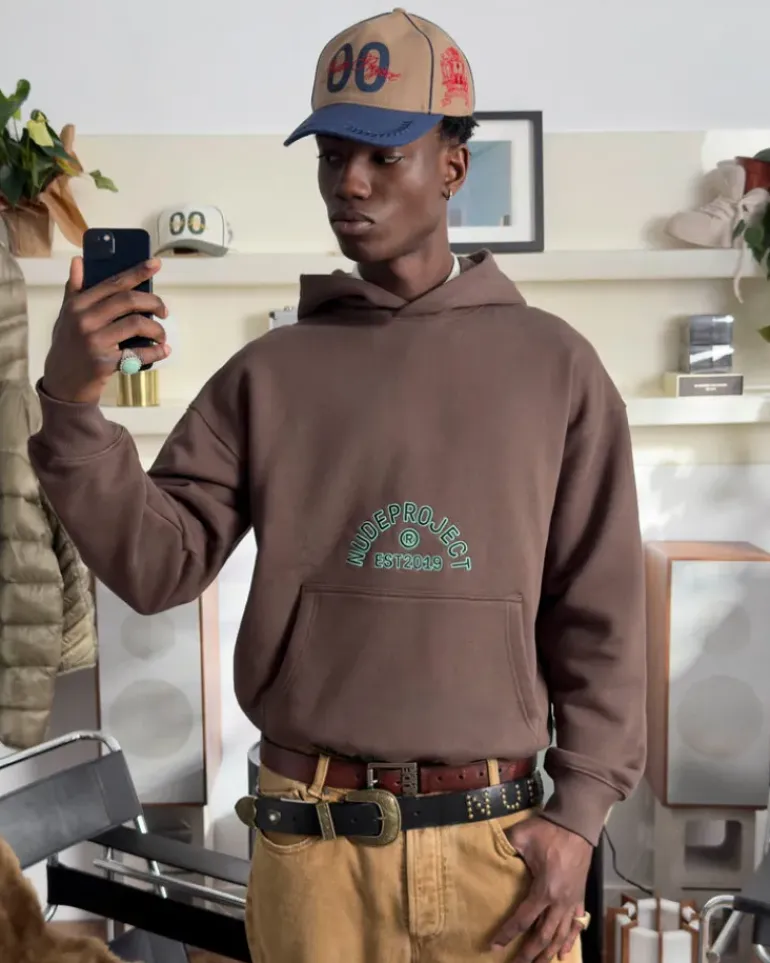 Sudadera Swans Marrón