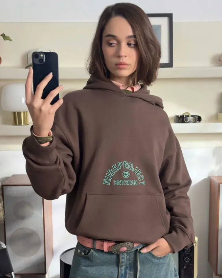 Sudadera Swans Marrón