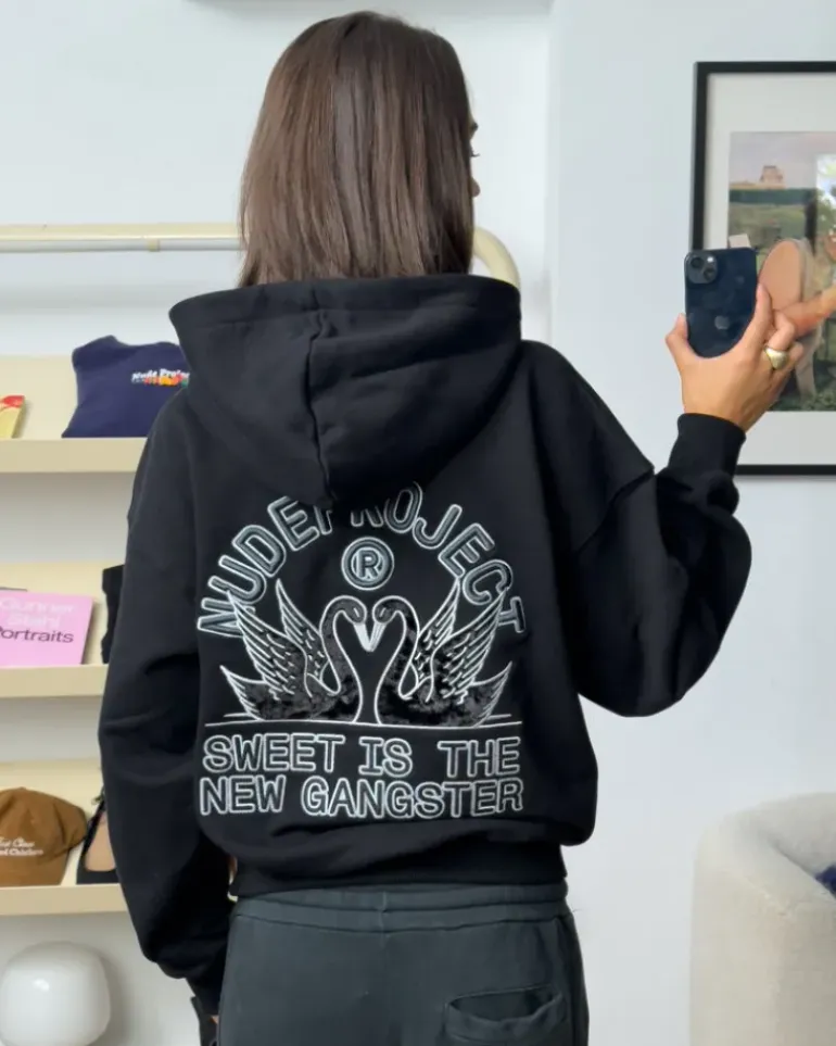 Sudadera Swans Negra