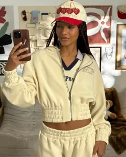 Sudadera Typa Day Blanco Crema
