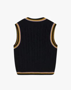 Sunday Knit Vest Blue