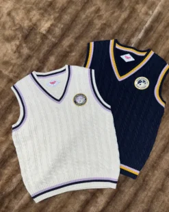 Sunday Knit Vest Blue
