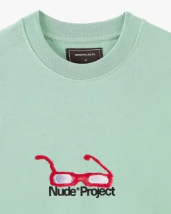 Sunglasses Tee Pale Green