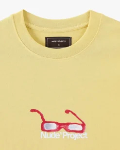 Sunglasses Tee Pale Yellow