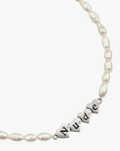 Sweet Pearl Necklace Silver