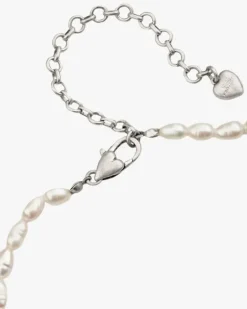 Sweet Pearl Necklace Silver