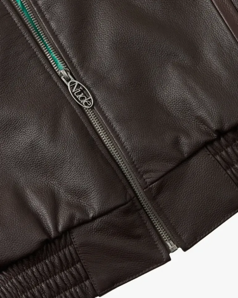 "The" Leather Jacket Marrón