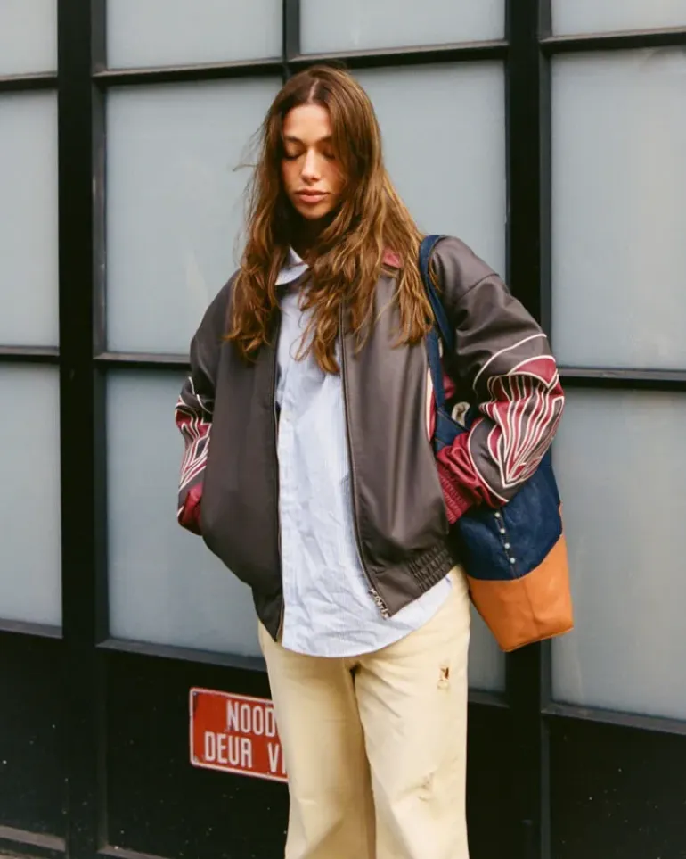"The" Leather Jacket Roja