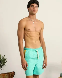 "The" Swimshorts Cyan