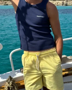 "The" Swimshorts Yellow