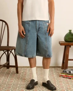 Updown Denim Shorts