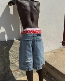 Updown Denim Shorts