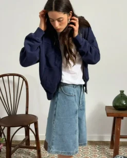 Updown Denim Shorts