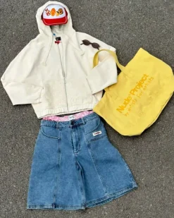 Updown Denim Shorts