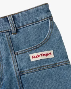 Updown Denim Shorts