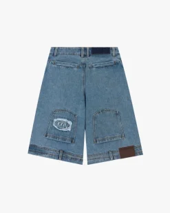 Updown Denim Shorts