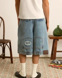 Updown Denim Shorts
