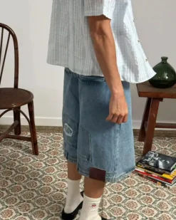 Updown Denim Shorts