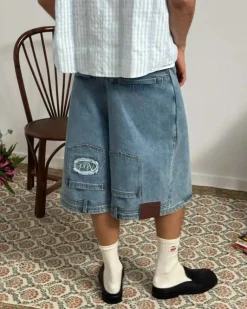Updown Denim Shorts