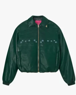 World Cup Leather Bomber Jacket