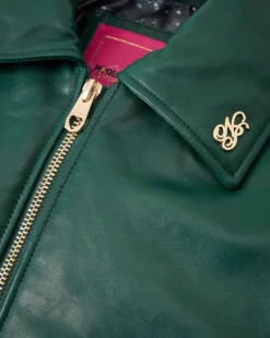 World Cup Leather Bomber Jacket