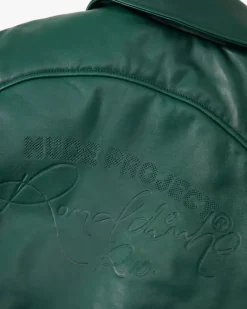 World Cup Leather Bomber Jacket