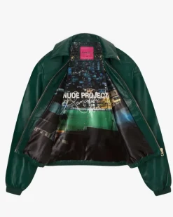 World Cup Leather Bomber Jacket